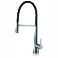 Best price brushed nickle black hose folding  single lever kitchen faucets tap mixer