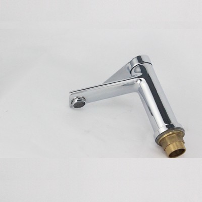 Factory Luxury Brass Chrome plating Basin Faucet MIxture Singe Handle Basin Tap For Bathroom