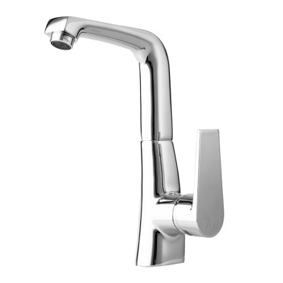 Wholesale Factory Wash Basin Faucet Brass Chrome Basin Faucet WIth Hot Cold Basin Single Handle Mixture