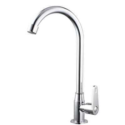 High Quality Stainless Kitchen Faucet Single Cold And Single Handle Kitchen Tap For Home