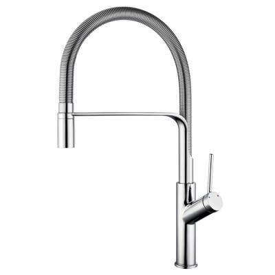 2020 New Brass Spring Kitchen Tap Single Handle Kitchen Sink Faucet For Upscale Villa