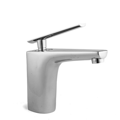 Factory New Design Brass Chrome Basin Faucet Hot Cold Mixer Basin Tap For Bathroom