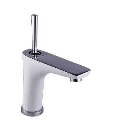 Brass Chrome Plating Basin Tap Wash Bath Basin Faucet With Hot Cold Mixer Basin Tap